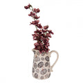 Dekorative Kanne Vase Keramik Kürbisse Grau Beige Craquelé 21x15x23 cm von Clayre & Eef (6CECSP0002L)
