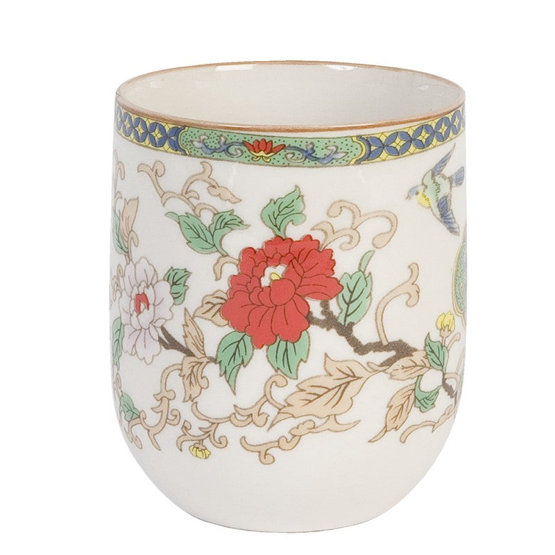 Teetasse-Mug- Becher chinesische Teerose  Ø 6x8 cm 100 ml von Clayre & Eef (6CEMU0002)