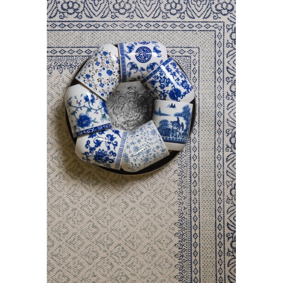 Teetasse Keramik Bohemian Style-Blau Ø 6x8 cm 100 ml von Clayre & Eef (6CEMU0004)