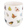 Teebecher Porzellan Bunte Schmetterlinge Ø 6x8 cm 100 ml von Clayre & Eef (6CEMU0025)