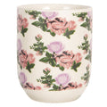 Teebecher Keramik Rose Nostalgie Ø 6x8 cm 100 ml von Clayre & Eef (6CEMU0070)
