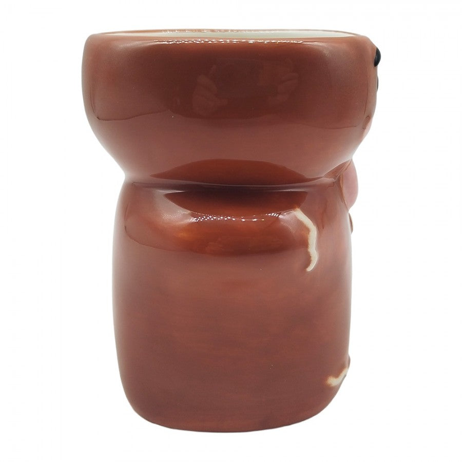 Weihnachtsbecher Keramik Pfefferkuchenmann Braun 12x8x10 cm 250 ml von Clayre & Eef (6CEMU0241)