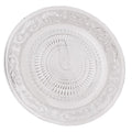Glasteller Spitzenrelief Klarglas Ø 25 cm Speiseteller Kuchenteller von Clayre & Eef (6GL0224)