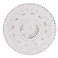 Glasteller Tropfen-Relief Klarglas Ø 25 cm Speiseteller Kuchenteller von Clayre & Eef (6GL0227)