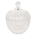 Clayre & Eef Bonbonniere „Vintage Kristall“ aus Glas in Klar, Ø 14x17 cm (6GL2832)
