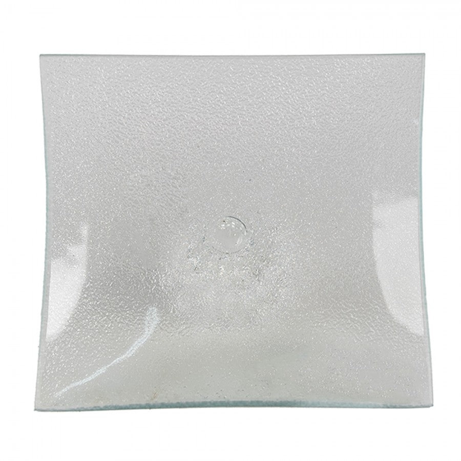 Clayre & Eef Glasschale „Quadrat Facette“ aus Glas in Klar, 15x15x7 cm (6GL4607)
