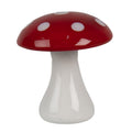 Glas-Dekofigur Fliegenpilz Rot-Weiß Ø 4x4 cm Miniatur Tischdeko von Clayre & Eef (6GL4675)