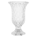 Klassische Glas-Pokalvase Transparent auf Standfuß Ø 12x19 cm von Clayre & Eef (6GL5030)