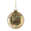 Clayre & Eef Christbaumkugel aus Glas in Gold, Ø 8x8 cm (6GL5134)