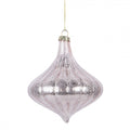 Clayre & Eef Christbaumkugel aus Glas in Rosa, Ø 10x10 cm (6GL5145)