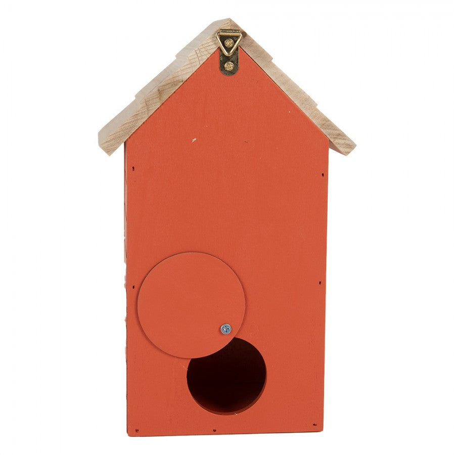 Vogelhaus Nistkasten Holz Schwedenhaus Schwedenrot 15x10x22 cm von Clayre & Eef (6H2442)