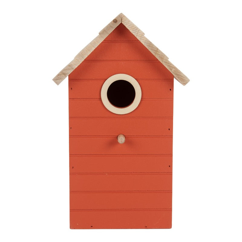 Vogelhaus Nistkasten Holz Schwedenhaus Schwedenrot 15x10x22 cm von Clayre & Eef (6H2442)