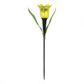 LED-Solar-Gartenstecker Blume Kunststoff 6x6x31 cm von Clayre & Eef (6LMS0004)
