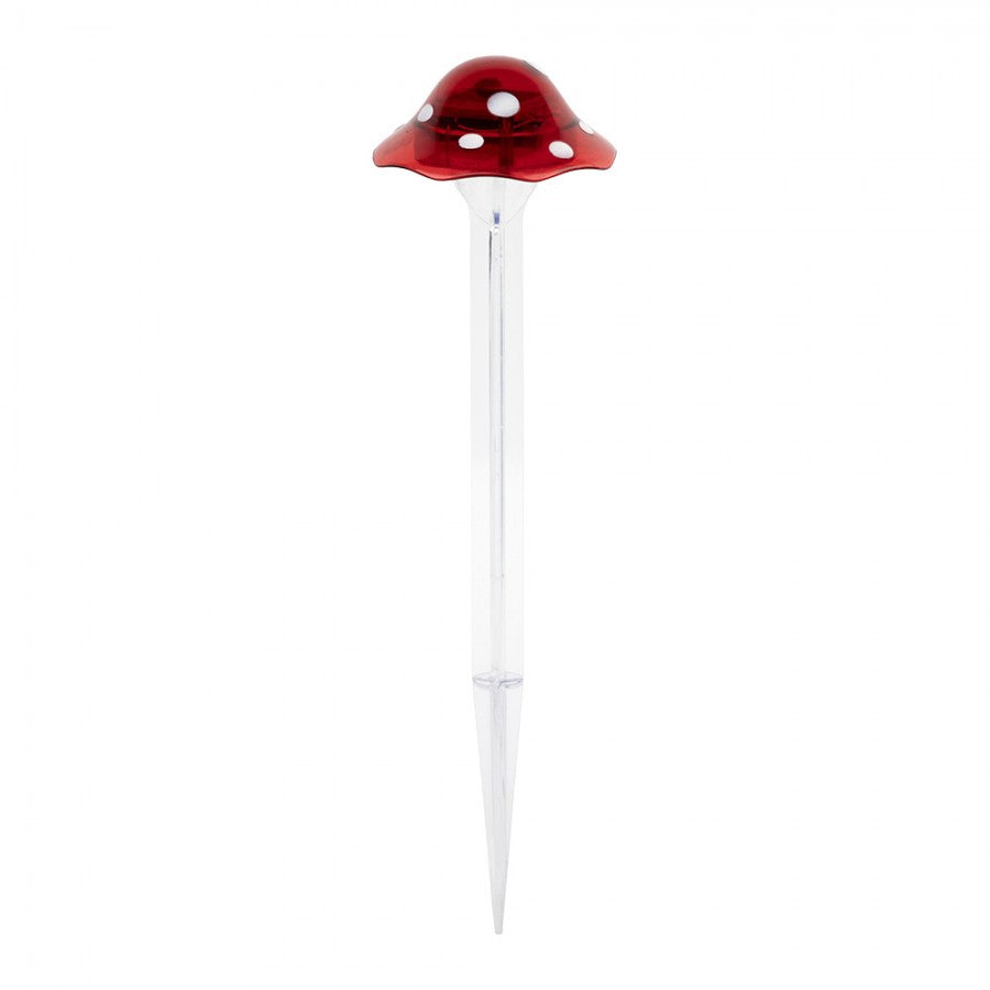 Solar-Gartenstecker Fliegenpilz LED Rot-Weiß Kunststoff Ø 8x34 cm von Clayre & Eef (6LMS0005)