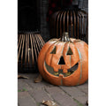 Halloween XXL Deko-Kürbis Windlicht Orange Magnesia 36x33x32 cm von Clayre & Eef (6MG0104)