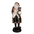 Clayre & Eef Dekofigur „Weihnachtsmann Klassik Grandeur“ aus Polyresin, 15x13x40 cm (6PR1106)