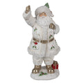 Clayre & Eef Dekofigur „Weihnachtsmann mit Gaben“ aus Polyresin, 14x16x31 cm (6PR4296)