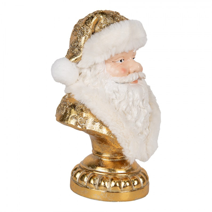 Clayre & Eef Dekobüste „Weihnachtsmann Palast-Monumental“ aus Polyresin, 23x15x32 cm (6PR5699)