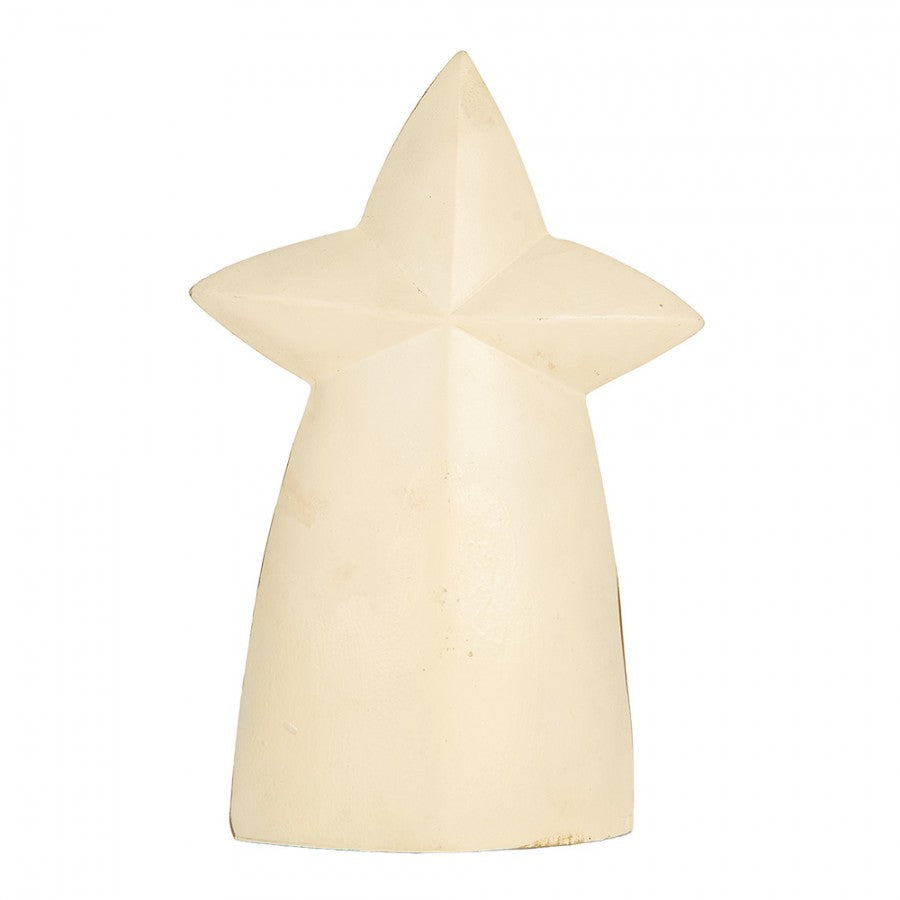 Weihnachtsdekorationsfigur Krippe Heilige Familie Stern Grotte Gold Blau 14x6x21 cm von Clayre & Eef (6PR5893)