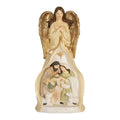 Weihnachtsdekorationsfigur Krippe Schutzengel Heilige Familie Gold Beige 15x12x31 cm von Clayre & Eef (6PR5894)