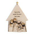 Weihnachtsdekorationsfigur Krippe Kirche Heilige Familie Drei Könige 16x6x21 cm von Clayre & Eef (6PR5904)