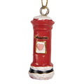 Nostalgischer Weihnachtsanhänger Briefkasten mit Herz Rot-Weiß Polyresin Ø 2x4 cm von Clayre & Eef (6PR6284)