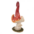 Dekofigur Märchen-Fliegenpilz Kringelspitze Rot-Orange 10x6x17 cm Polyresin von Clayre & Eef (6PR6324)