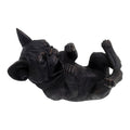 Flaschenhalter Hund Französische Bulldogge Weinflaschenhalter Polyresin Schwarz 29x12x16 cm von Clayre & Eef (6PR6482)