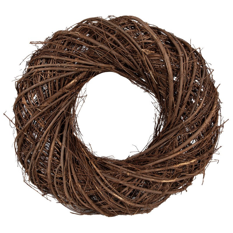 Clayre & Eef Deko-Kranz Ø 45 cm – Dicker Naturkranz Türkranz Rohling (6RO0601L)