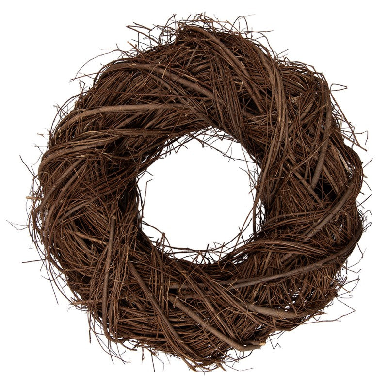 Clayre & Eef Deko-Kranz Ø 40 cm – Dicker Naturkranz Türkranz Rohling (6RO0601M)