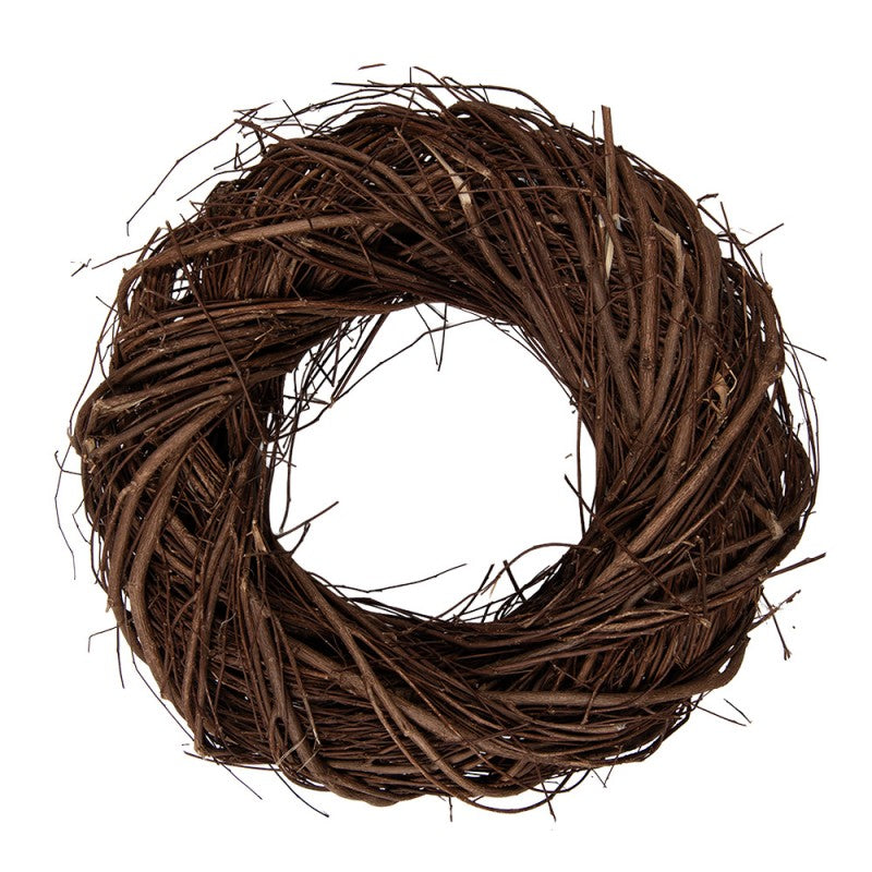 Clayre & Eef Deko-Kranz Ø 25 cm Dick – Zierkranz Rohling (6RO0601XXS)