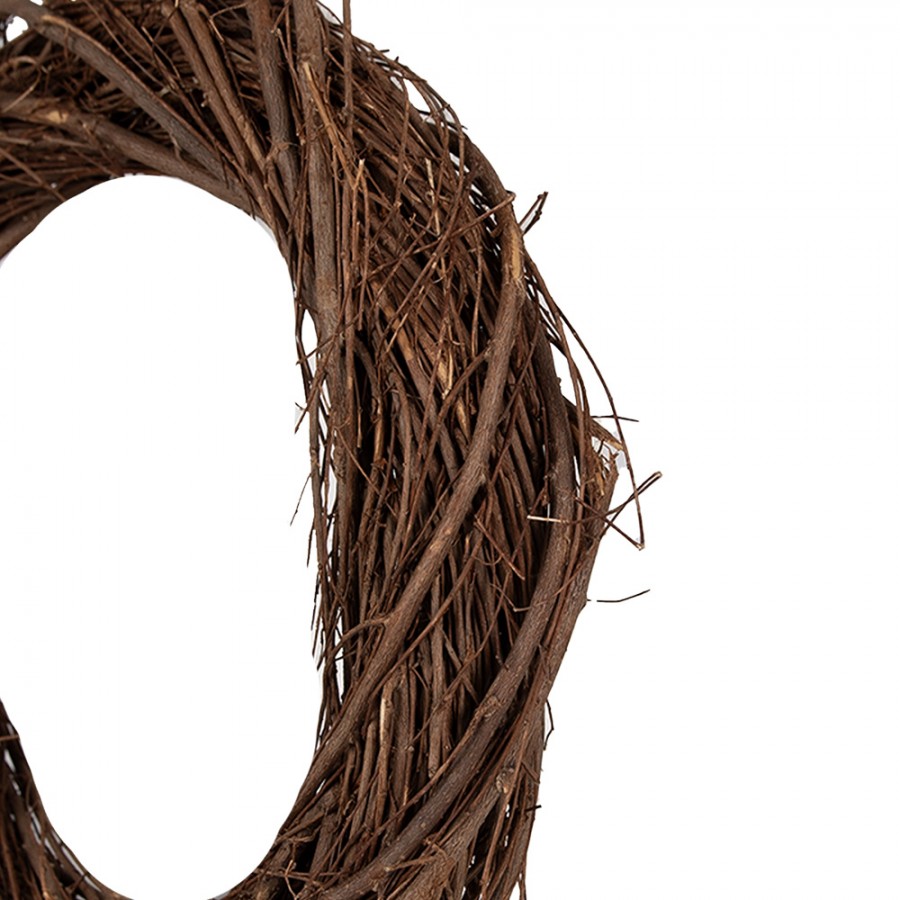 Clayre & Eef Deko-Kranz Ø 30 cm – Naturkranz Rohling (6RO0602S)