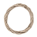 Clayre & Eef Rattan-Kranz Ø 30 cm – Flacher Natur-Rattankranz Rohling (6RO0603M)