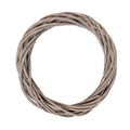 Clayre & Eef Rattan-Kranz Ø 20 cm – Flacher Zier-Rattankranz Rohling (6RO0603XS)