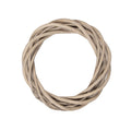 Clayre & Eef Rattan-Kranz Ø 10 cm – Zierlicher Mini-Naturkranz Rohling (6RO0603XXS)