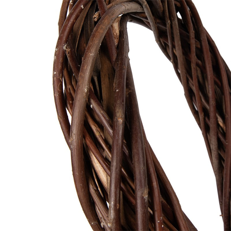 Clayre & Eef Rattan-Kranz Ø 50 cm – Dicker Natur-Rattankranz Rohling (6RO0604L)
