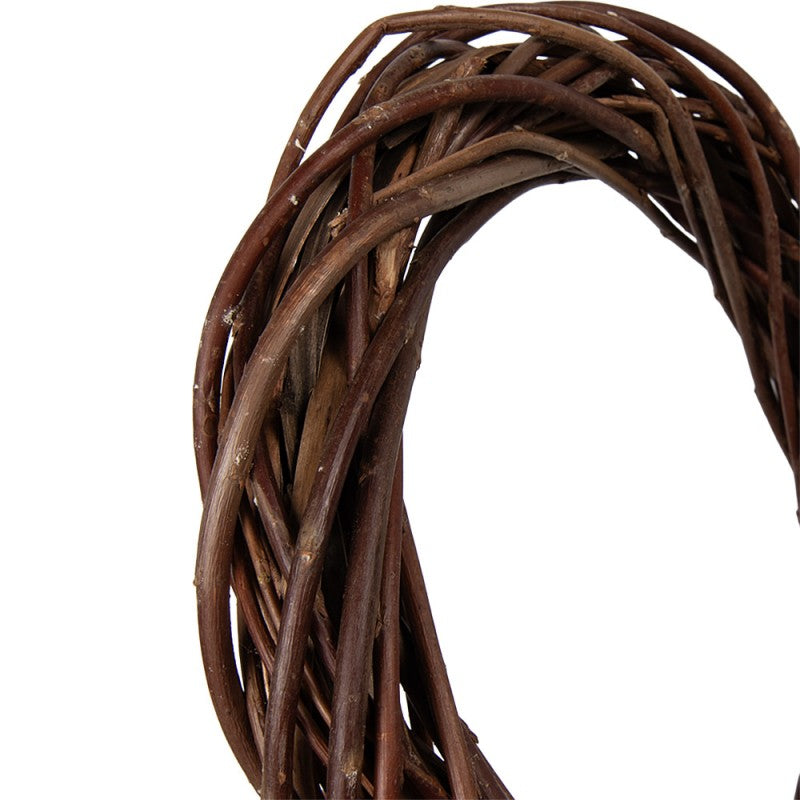 Clayre & Eef Rattan-Kranz Ø 40 cm – Dicker Natur-Rattankranz Rohling (6RO0604M)