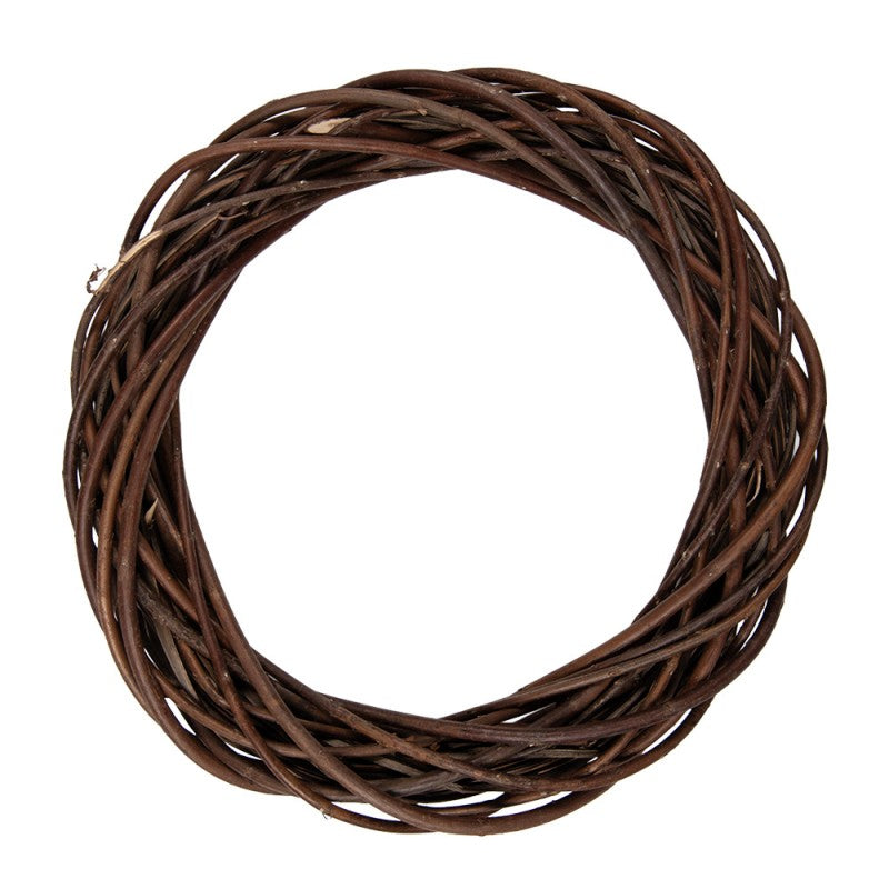 Clayre & Eef Rattan-Kranz Ø 40 cm – Dicker Natur-Rattankranz Rohling (6RO0604M)