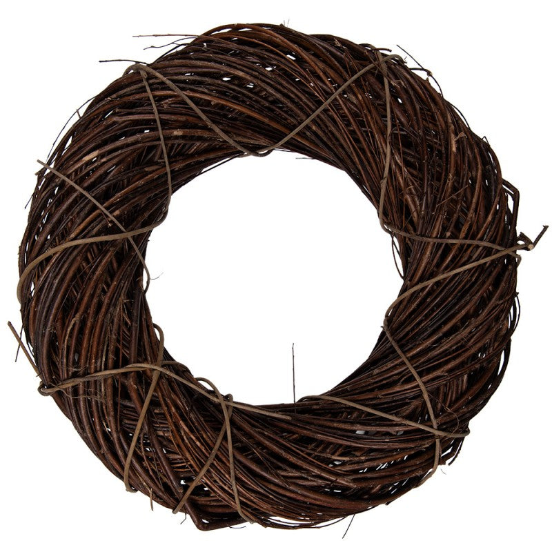 Clayre & Eef Rattan-Kranz Ø 50 cm Massiv – Extra Dicker Rattankranz (6RO0605L)