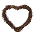 Clayre & Eef Rattan-Herz 30 cm – Deko-Herz Rohling (6RO0606S)