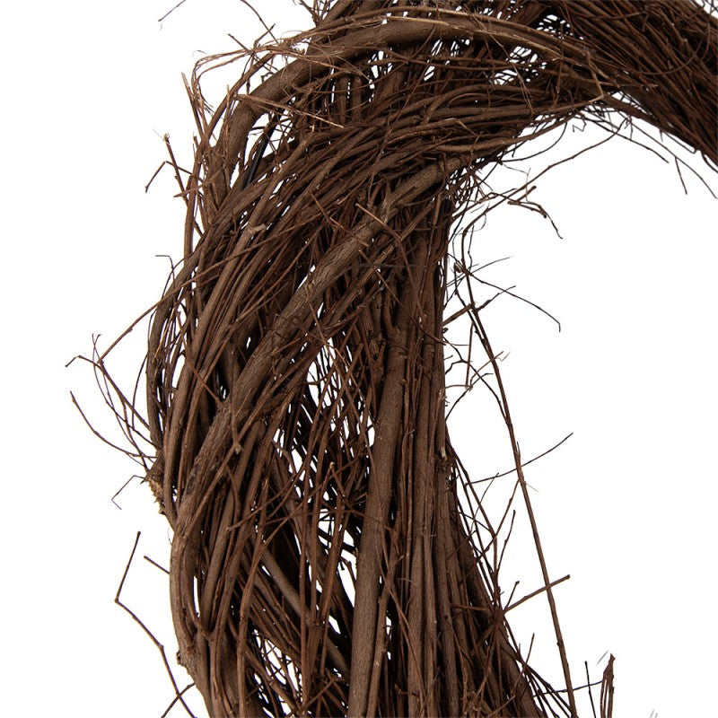 Clayre & Eef Rattan-Kranz Ø 55 cm – XL Natur-Rattankranz Rohling (6RO0607XL)