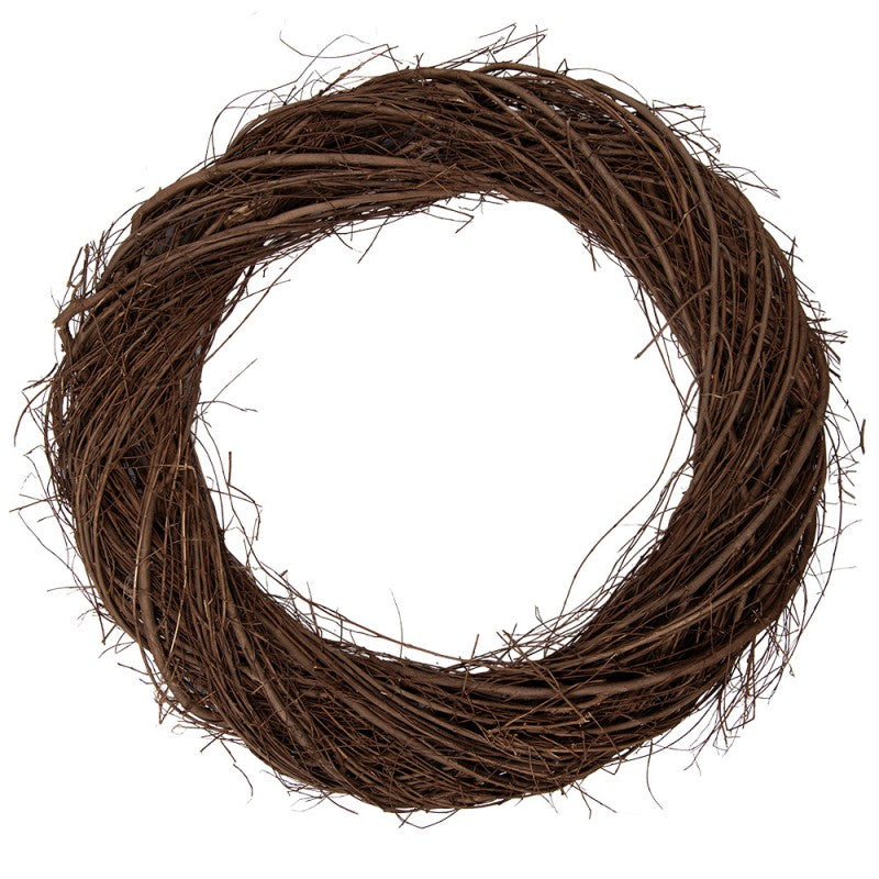 Clayre & Eef Rattan-Kranz Ø 55 cm – XL Natur-Rattankranz Rohling (6RO0607XL)