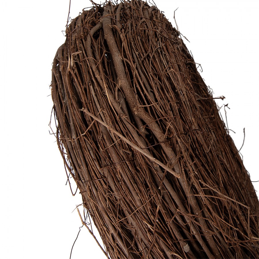 Clayre & Eef Rattan-Kranz Ø 50 cm Massiv – Extra Dicker Rattankranz (6RO0608L)