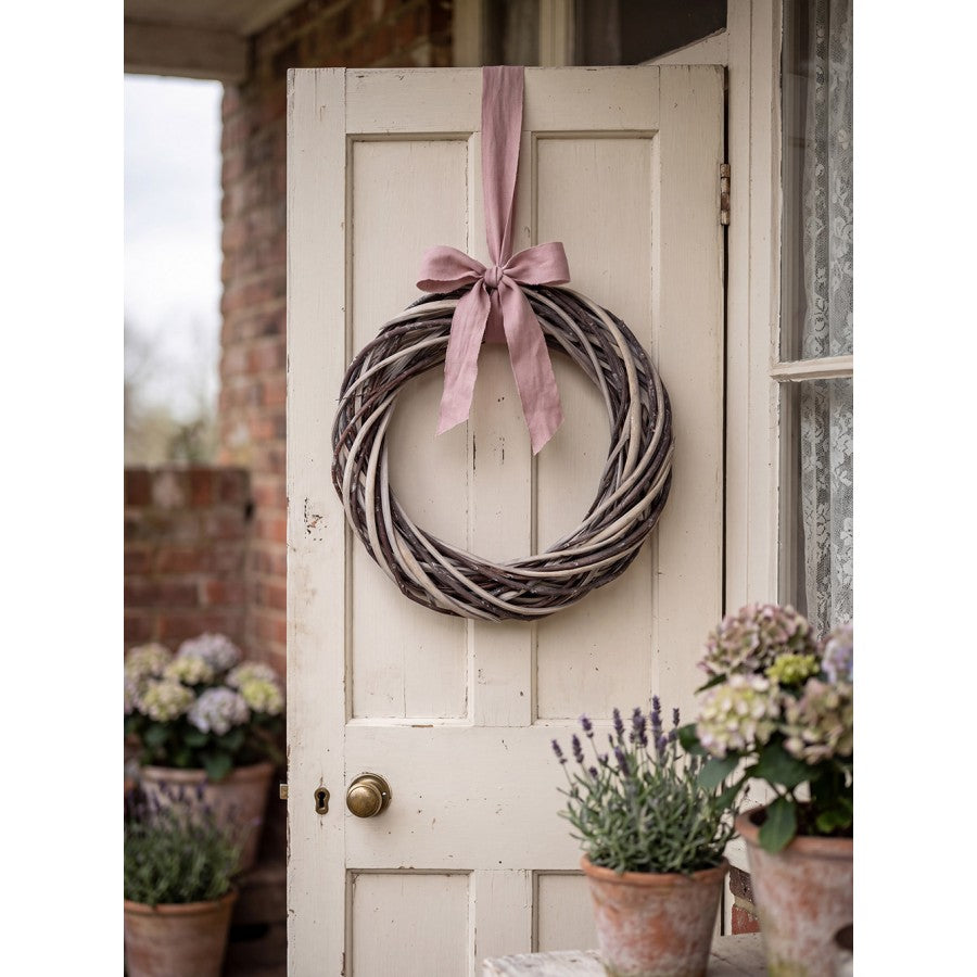 Clayre & Eef Rattan-Kranz Ø 30 cm – Natur-Rattankranz Rohling (6RO0610M)