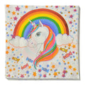 Papierservietten 20er-Set Einhorn Regenbogen Bunt 33x33 cm von Clayre & Eef (73078)