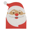 Papierservietten 20er-Set Weihnachtsmann Formstanzung Rot-Weiß 33x33 cm von Clayre & Eef (73093)