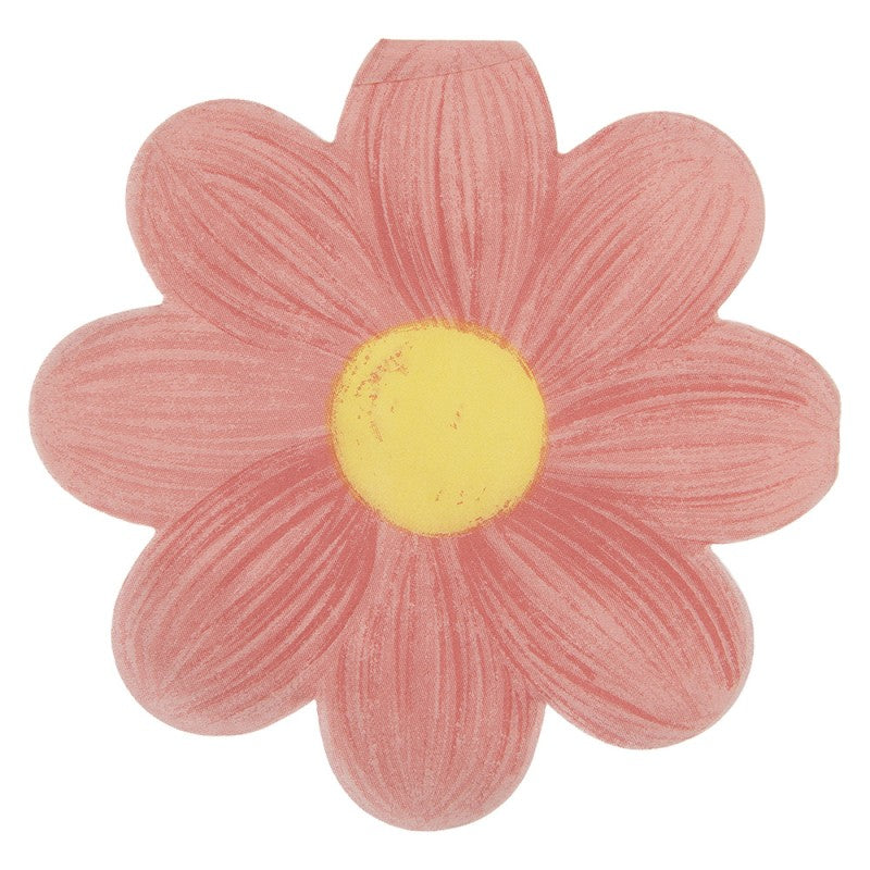 Papierservietten 20er-Set Blume Margerite Formstanzung Rosa 33x33 cm von Clayre & Eef (73095)