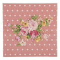 Papierservietten 20er-Set Vintage Rosenstrauß Polka Dots Altrosa 33x33 cm von Clayre & Eef (73116)
