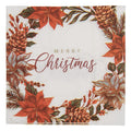 Papierservietten 20er-Set Weihnachtssterne Merry Christmas Weiß 33x33 cm von Clayre & Eef (73130)