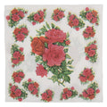 Papierservietten 20er-Set Nostalgischer Rosenstrauß Streublumen Weiß 33x33 cm von Clayre & Eef (73139)